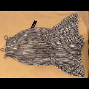 Striped Halter Neck Romper